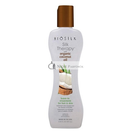 Biosilk Hodvábna Terapia Organický Kokosový Olej Leave-In Liečba, 167ml