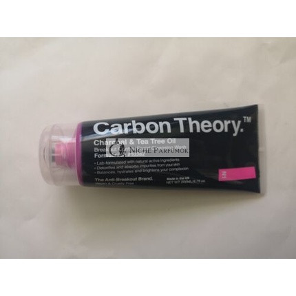 Carbon Theory Kontrola Pokožky Čistiaci Gél, Aktív Uhlie a Čajovník, 200ml