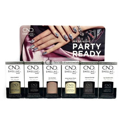 CND Shellac Gel Laky Party Ready Sviatočná kolekcia 2021 7.3ml