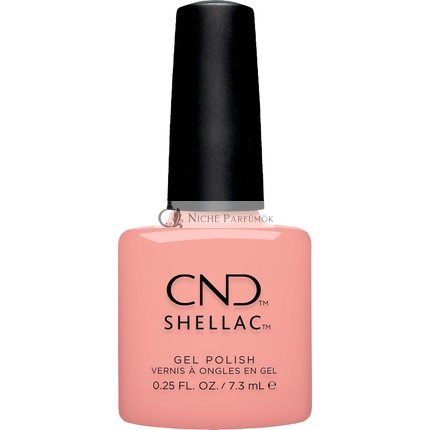 CND Shellac UV Lak na Nechty Sunrise Energy, polopriesvitný Jelly Efekt, č. 467 Apricot, 7,5 ml
