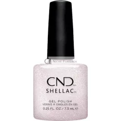   CND Shellac Nočná Žiara Polotransparentný Zlatý Lesk UV Lak na Nechty Gleam & Glow Kolekcia