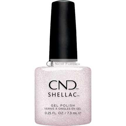 CND Shellac Nočná Žiara Polotransparentný Zlatý Lesk UV Lak na Nechty Gleam & Glow Kolekcia