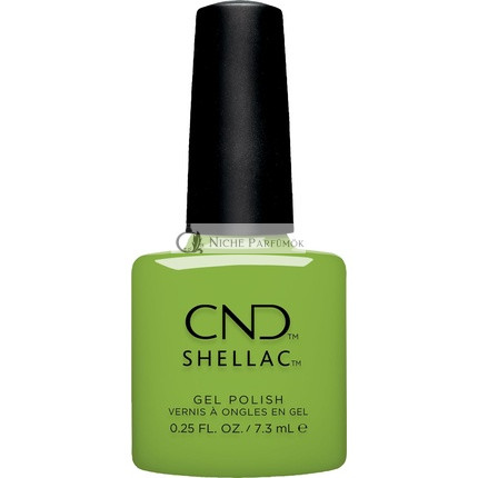 CND Shellac Meadow Glow č. 470 Zelený UV Lak na Nechty Gleam & Glow Kolekcia