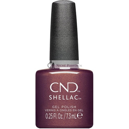 CND Shellac UV Lak na Nechty Purplexity č. 474 Fialová s Leskom