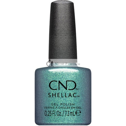 CND Shellac UV Lak na nechty Teal-Tricity No. 478 Tyrkysový lesk