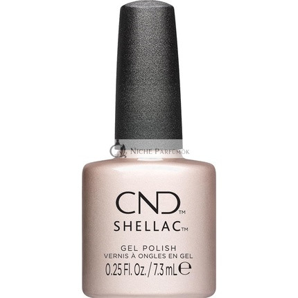 CND Shellac UV Lak na Nechty Deň do Noci č. 480 Champagne Metallic