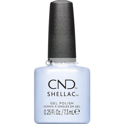 CND Shellac UV Lak na Nechty Fantasy Realm č. 481 Svetlomodrý Metalický