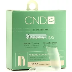 CND Brisa Sculpting Gel Eclipse Clear Tips č. 10