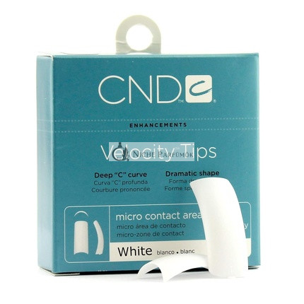 Creative Nail Tips Velocity Falošné Nechty Biele No.8