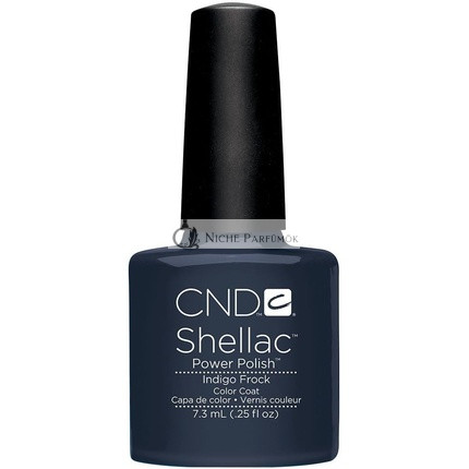 CND Shellac Indigo Frock Profesionálny Gél Lak na Nechty, 7.3ml