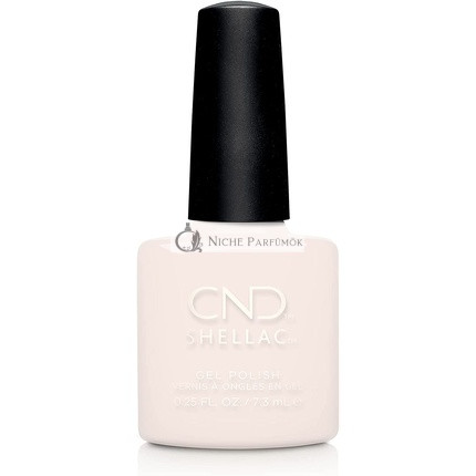 CND Shellac Gél Lak na Nechty Dlhodobý Lak na Nechty Farba s Ohybným Štetcom Biela, 7.39 ml