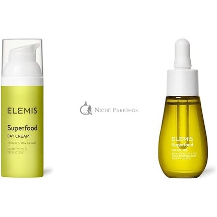 ELEMIS Superfood Denný Krém 15 ML - Prebiotický Denný Krém a Výživný Pleťový Olej