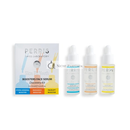 Perris Swiss Laboratory Skin Fit Mladistvé Boostery Sérum na Tvár - 3 X 10 Ml