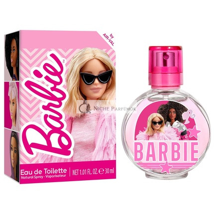 BARBIE Detský parfém Eau de Toilette, 30ml - Kvetinová vôňa v krásnej parfumovej fľaši
