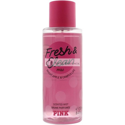 Victoria's Secret Clear Secret Pink telový sprej Fresh & Clean 250 ml
