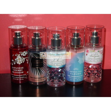 Bath & Body Works Parfumový Sprej Cestovná Veľkosť Nový 85 g alebo 75 g - Vyberte si