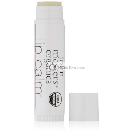 John Masters Organics Malinový balzam na pery 95% organický USDA certifikovaný ultra hydratačný, 4,25g
