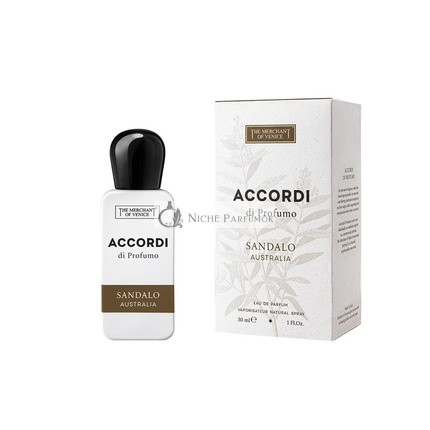 The Merchant of Venice Sandalo Australia Unisex Eau de Parfum, 30ml