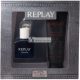 Replay Essential for Him Darčeková sada 30ml EDT sprej a 100ml sprchový gél