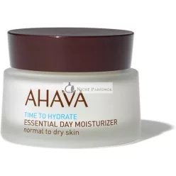   AHAVA Esenciálny Denný Hydratačný Krém pre Normálnu a Suchú Pokožku s Mŕtvym Morským Minerálmi, 50ml