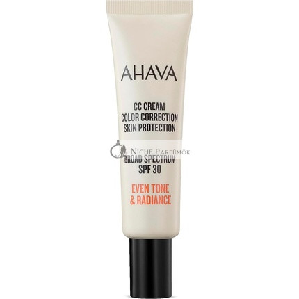 AHAVA CC Krém Korekcia Farby SPF30 Ľahká Formula pre Dokonalú Žiarivú Pokožku, 30ml