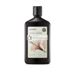   AHAVA Minerálne Botanické Sametové Telové Mlieko Mŕtveho Mora Hibiscus & Figa Ovocná Kvetinová Zelená
