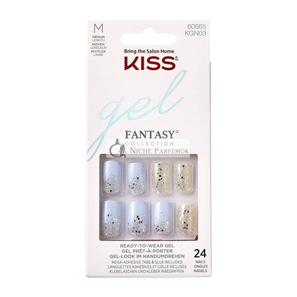 Kiss Gél Fantázia Nechty Natreté Závoj 24 Kusov