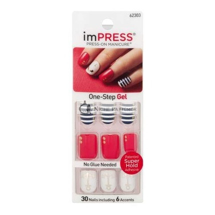 Broadway Nails Impress Gel Accents Bells & Whistles Nechty, 30 ks