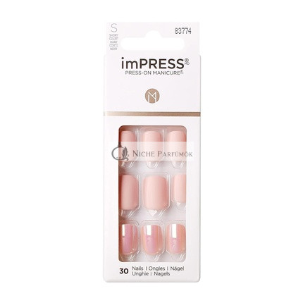 Kiss imPRESS Oválne Krátke Press-On Manikúra Nechty