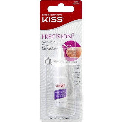 Kiss Lepidlo na Nechty s Dávkovacou Striekačkou 3g Priesvitné