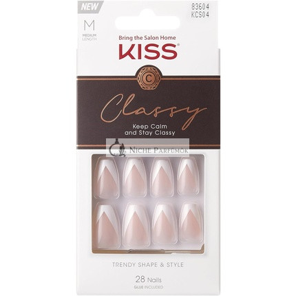 KISS Classy Nails Hodvábne šaty Rúž na nechty Ružová 1 ks