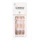 KISS imPRESS Press-On Manicure Evanesis Krátke Štvorcové s PureFit Technológiou - 30 Falošných Nechtov