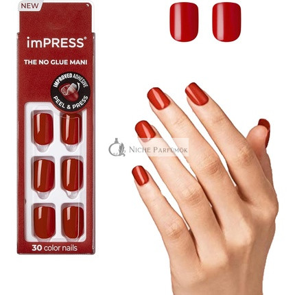 Kiss Impress Color Gel Sada na Nechty Reddy Or Not, 15 ml