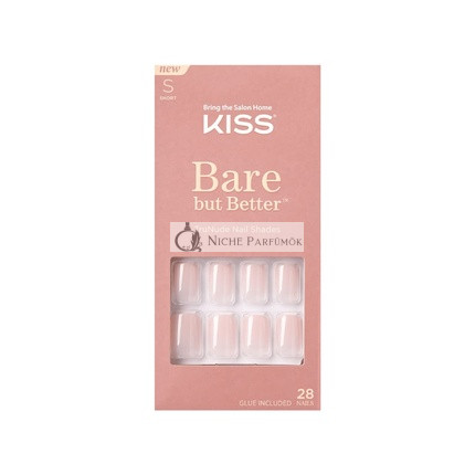 Kiss Bare But Better Krátke Nahé Nechty 28 Kusov