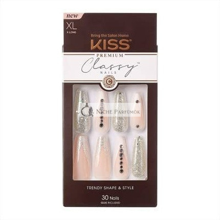 Kiss Classy Premium X-Long dĺžka nechtov 30 kusov