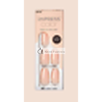 KISS Impress Color Press-On Nails One Step Gel Manicure Stredný Coffin Bubble Kiss