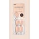 KISS Impress Color Press-On Nails One Step Gel Manicure Stredný Coffin Bubble Kiss