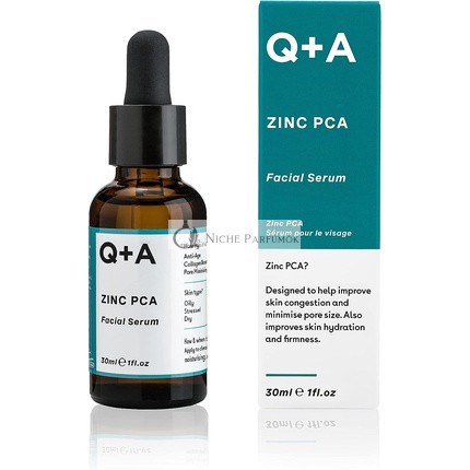 Q+A Zinc PCA Pleťové sérum na minimalizáciu pórov a zlepšenie obratu buniek, 30ml