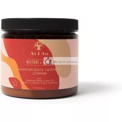 As I Am Jamajský Čierny Ricínový Olej Cowash 454g