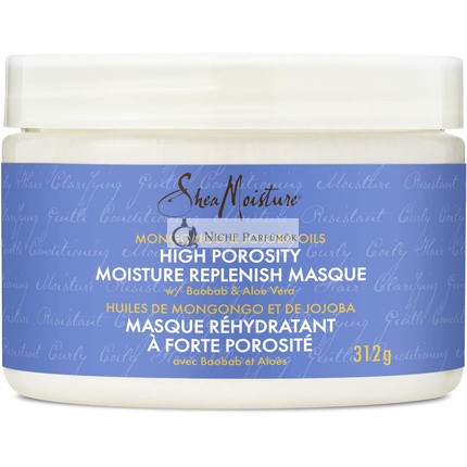 Shea Moisture Mongongo a Jojobové Oleje Vysokoporézna Hydratačná Maska, 311g