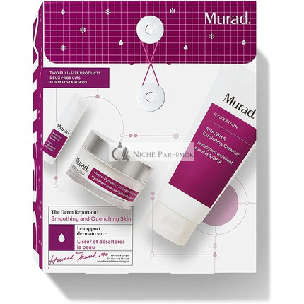 Murad Derm Report na vyhladenie a hydratáciu pleti - Darčeková súprava v hodnote 119 £