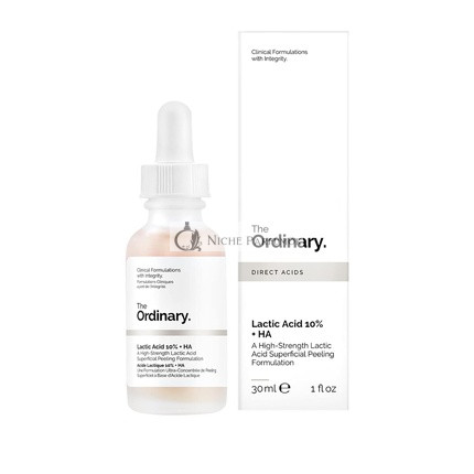 The Ordinary Peeling s kyselinou mliečnou 10% + HA 2% 30ml