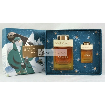 Bvlgari Bulgari Man Terrae Essence Set 100ml EDP Spray + 15ml EDP Spray