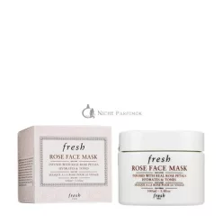   Čerstvá Růžová Hydratačná Ošetrujúca Maska na Tvár s Rúžovými Okvetnými Lístkami, 100ml