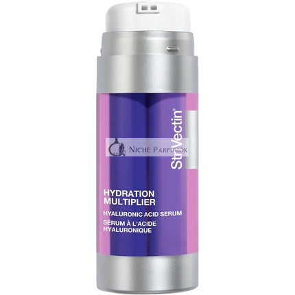 Multifunkčný hydratačný sérum s hyalurónovou kyselinou, ceramidmi a peptidmi pre dehydratovanú suchú pleť, 30 ml