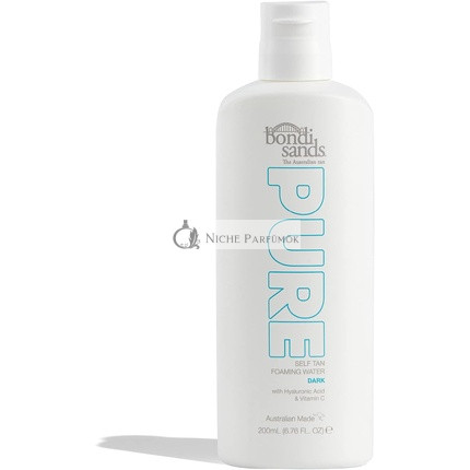 Bondi Sands PURE Tmavé Samoopaľovacie Penové Vody s Hyalurónovou Kyselinou a Vitamínmi C + E, 200ml