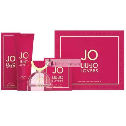 Liu Jo Lovers Jo Darčeková Sada pre Ženy s EDT 100ml a Telovým Krémom 200ml