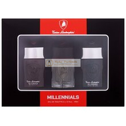 Lamborghini Millennials Darčeková Sada - 40 ml Millenniálny EDT, 40 ml Millenniálny Winner EDT, 40 ml Millenniálny Dinamico EDT