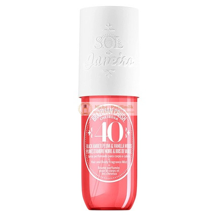 Brazilian Crush Cheirosa Hair & Body Fragrance Mist, Čierny jantár, slivka a vanilkové drevo, 90ml