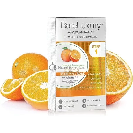 Morgan Taylor Bare Luxury Kompletná Manikúra a Pedikúra Pomaranč a Citronová Tráva